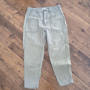 Madewell Griff Tapered Fatigue Cargo Pants In Dried Clover Size 27